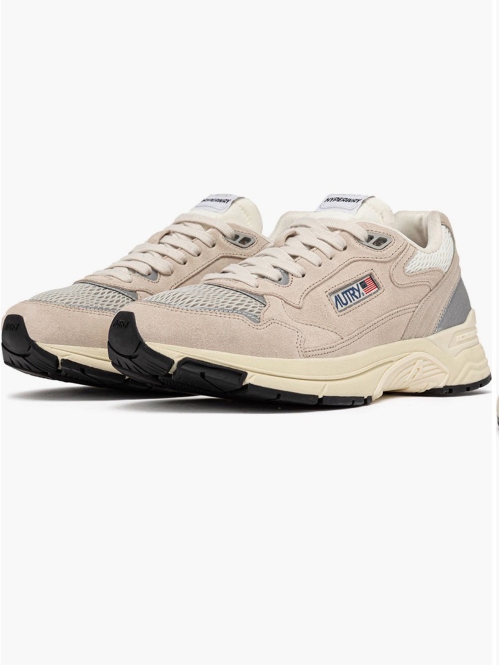 Autry Beige Athletic Sneakers
